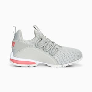 Axelion Mesh Little Kids' Shoes, Cool Light Gray-Loveable-PUMA White, extralarge