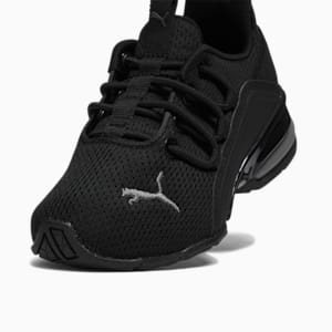 Axelion Mesh Little Kids' Shoes, PUMA Black-Dark Coal, extralarge
