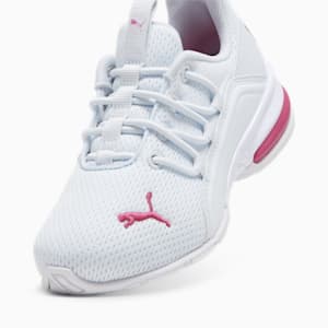 Axelion Mesh Little Kids' Shoes, Dewdrop-Garnet Rose-PUMA White, extralarge