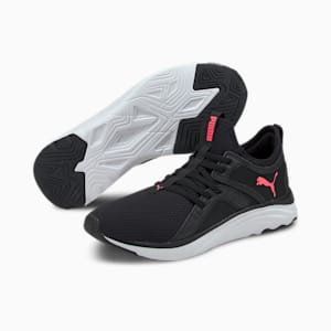 Softride Sophia Women's Walking Shoes, Puma Black-Ignite Pink-Puma White
