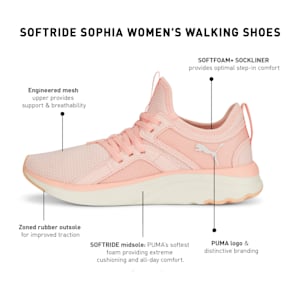 SOFTRIDE Sophia Women's Walking Shoes, Rose Dust-Warm White, extralarge-IND
