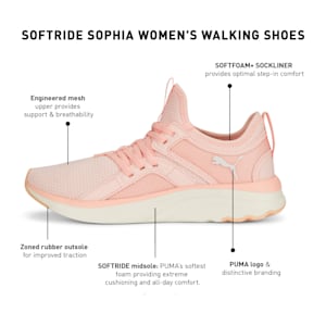 Softride Sophia Women's Walking Shoes, Rose Dust-Warm White