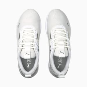 CELL Initiate Shimmer Women's Training Shoes, Puma White-Metallic Silver
