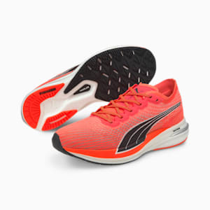 ディヴィエイト ニトロ ランニング シューズ, Lava Blast-Puma Black
