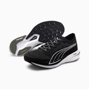 ディヴィエイト ニトロ ランニング シューズ, Puma Black-Puma Silver