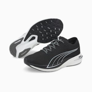Deviate Nitro Men's Running Shoes, Puma Black-Puma White, extralarge-IND