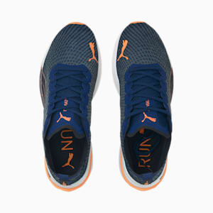 Deviate NITRO Men's Running Shoes, Sailing Blue-Puma Black-Neon Citrus