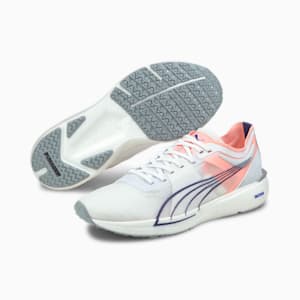 リベレイト ニトロ ウィメンズ ランニング シューズ, Puma White-Elektro Peach