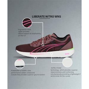 Liberate Nitro Women's Running Shoes, Dusty Plum-Fizzy Apple