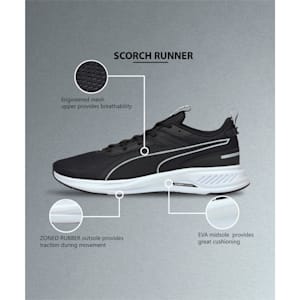 Scorch Runner Unisex Running Shoes, Puma Black-Puma White