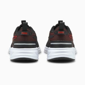 Scorch Runner Unisex Running Shoes, Puma Black-High Risk Red