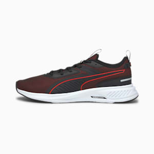 Scorch Runner Unisex Running Shoes, Puma Black-High Risk Red