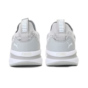 Softride Rift one8 Unisex Slip-On Walking Shoes, Gray Violet-Puma White
