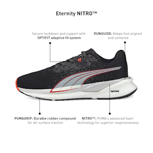 Eternity NITRO™ Women's Running Shoes, Puma Black-Puma White-Lava Blast, extralarge-IND