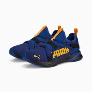 Softride Rift Pop Kid's Walking Shoes, Blazing Blue-Tangerine