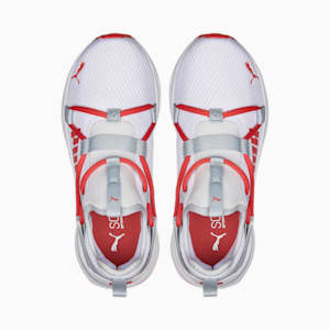 Zapatos deportivos SoftRide Rift Pop para niños grandes, Puma White-Salmon