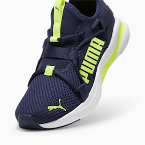 Softride Rift Pop Kid's Walking Shoes, PUMA Navy-Electric Lime, extralarge-IND