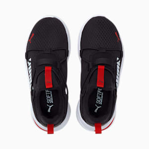 Rift Slip On Pop Kids' Shoes, Puma Black-High Risk Red, extralarge-IND