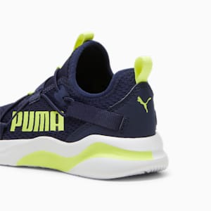 Rift Slip On Pop Kids' Shoes, PUMA Navy-Electric Lime, extralarge-IND