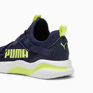 Rift Pop Little Kids' Slip-On Shoes, PUMA Navy-Electric Lime, extralarge
