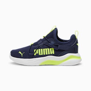 Puma slip ons black kids sales