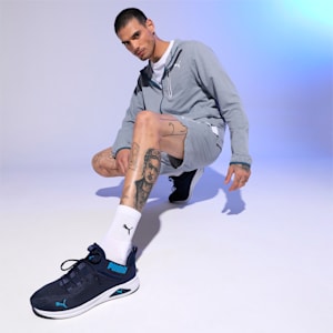 Zeta Men's Running Shoes, Peacoat-Nrgy Blue-Puma White