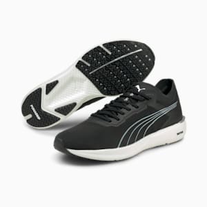 リベレイト ニトロ ランニング シューズ, Puma Black-Puma White-Puma Silver