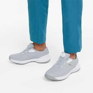 メンズ ゴルフ フュージョン FX ディスク ソフトスパイク シューズ, High Rise-Puma Silver, extralarge-JPN