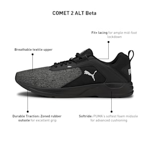 Comet 2 Alt Beta Unisex Running Shoes, Puma Black, extralarge-IND