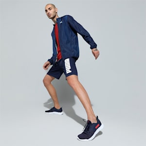 Flair Men's Running Shoes, Peacoat-High Risk Red-Puma White