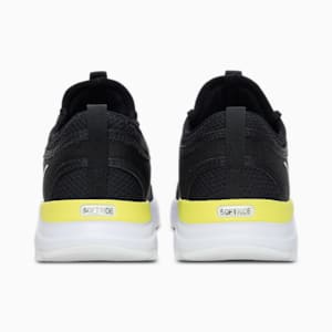 SOFTRIDE Sophia Girl's Running Shoes, Puma Black-Puma White, extralarge-IND