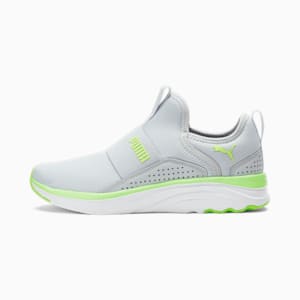 Chaussures de sport Softride Sophia à enfiler Femme, Platinum Gray-Fast Yellow, extralarge