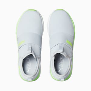 Zapatos para correr para mujer Softride Sophia, Platinum Gray-Fast Yellow