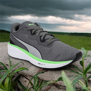 Aviator Unisex Running Shoes, CASTLEROCK-Green Glare, extralarge-IND