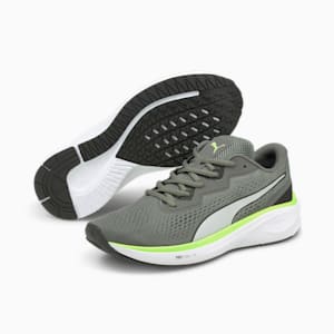 Aviator Unisex Running Shoes, CASTLEROCK-Green Glare, extralarge-IND