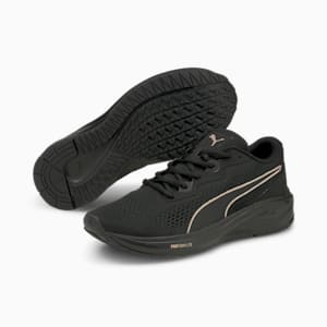 Aviator Unisex Running Shoes, Puma Black-Rose Gold, extralarge-IND