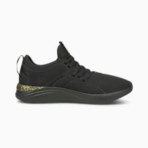 SOFTRIDE Sophia Shimmer Women's Walking Shoes, Puma Black-Puma Team Gold, extralarge-IND
