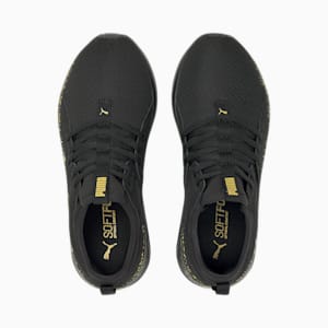 SOFTRIDE Sophia Shimmer Women's Walking Shoes, Puma Black-Puma Team Gold, extralarge-IND