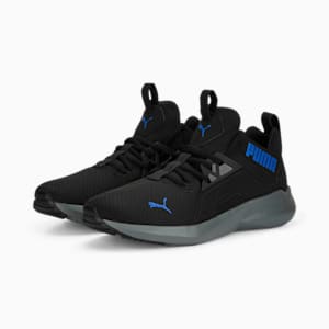 Puma black and grey shoes sale