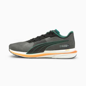Velocity Nitro Winterized Men's Running Shoes, Puma Black-Parasailing-Orange Glow, extralarge-IND