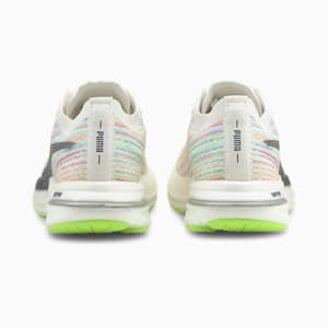Deviate Nitro SP Women's Running Sneakers, Puma White-Green Glare
