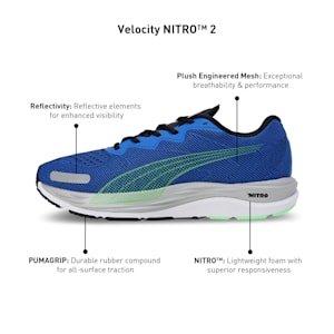 Velocity NITRO™ 2 Men's Running Shoes, Royal Sapphire-Fizzy Lime, extralarge-IND