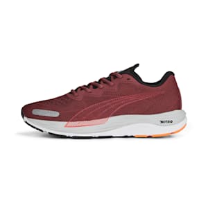 Velocity Nitro 2 Men's Running Shoes, Wood Violet-Ultra Orange, extralarge-IND