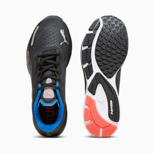 Velocity NITRO 2 Men's Running Shoes, Puma Black-Fire Orchid-Ultra Blue