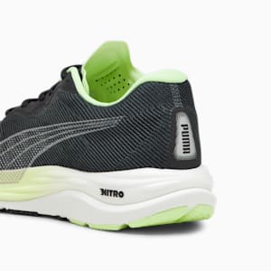 メンズ ヴェロシティ ニトロ 2 ランニングシューズ, Puma Black-Speed Green, extralarge-JPN