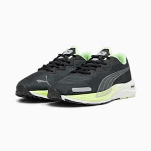 Velocity NITRO™ 2 Men's Running Shoes, Puma Black-Speed Green, extralarge-IND