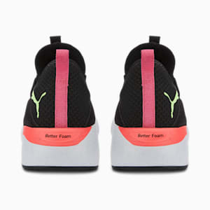 Better Foam Adore Women's Running Shoes, Puma Black-Fizzy Apple