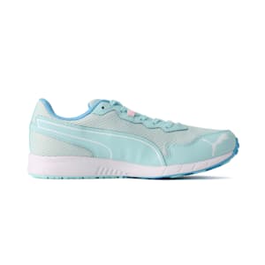 キッズ プーマ スピードモンスター PL スニーカー 17-24cm, Light Aqua-Puma White