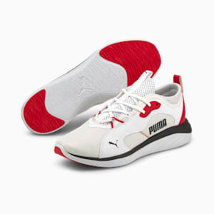 Better Foam Emerge Street Men's Running Shoes, Puma White-High Risk Red-Puma Black