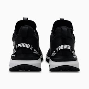 Voyage Nitro Men's Running Shoes, Puma Black-Nimbus Cloud-Metallic Silver
